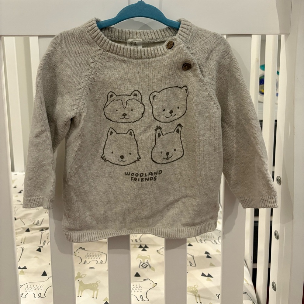 🐻 H&M | sweater | 9-12m